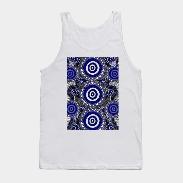 Aboriginal Art - Gathering Tank Top by hogartharts